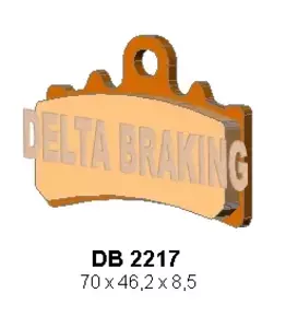 Plăcuțe de frână Delta Braking DB2217RD-N4 KH606 - DB2217RD-N4