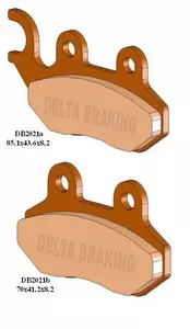 Brzdové doštičky Delta Braking DB2021SR-N3 KH264 - DB2021SR-N3