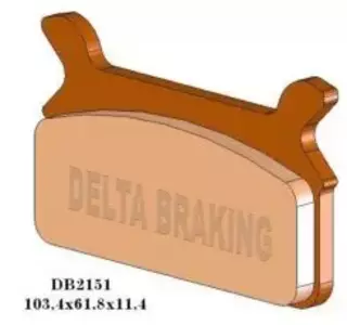 "Delta Braking" DB2151RD-N2 KH201 stabdžių trinkelės - DB2151RD-N2