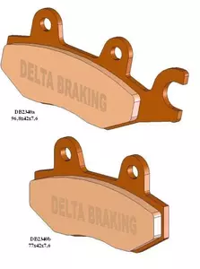 Delta Braking DB2340MX-D KH165 bromsbelägg Fram - DB2340MX-D