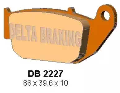 Delta Braking DB2227MX-D KH629 pastilhas de travão - DB2227MX-D
