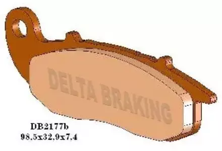 Delta Braking DB2177MX-N KH465 Honda CRF 230/250L Priekšējās bremžu uzlikas-2