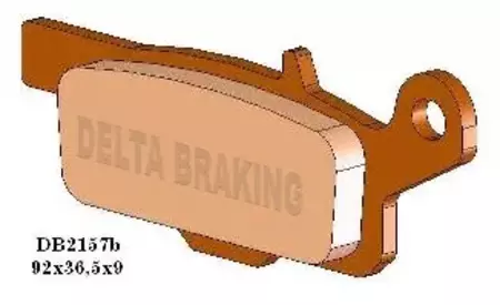 Delta Braking DB2157QD-D KH445 Yamaha YFM 350/700 bal hátsó fékbetét-2