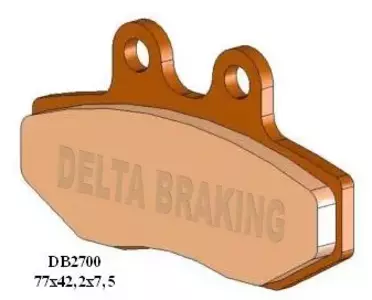 Brzdové doštičky Delta Braking DB2700MX-D KH167 - DB2700MX-D