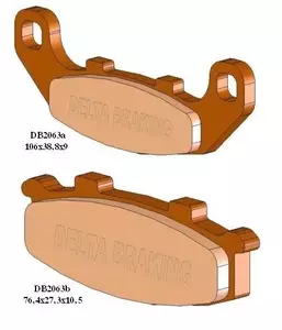 Zavorne ploščice Delta Braking DB2063RD-N2 KH141 - DB2063RD-N2