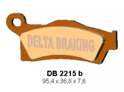Delta Braking DB2215OR-D KH617 CAN-AM Outlander 800/1000 '12, Renegade 1000 '12 Dešiniosios priekinės stabdžių trinkelės-2