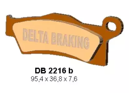 Delta Braking DB2216OR-D KH618 CAN-AM Outlander 800/1000 '12, Renegade 1000 '12 Levé přední brzdové destičky-2