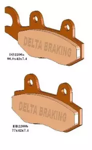 Delta Braking DB2200OR-D KH135 / KH214 Első fékbetétek - DB2200OR-D