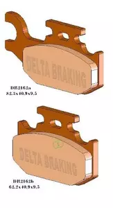 Delta Braking DB2162OR-D KH428 Yamaha YFM 700 Raptor plaquettes de frein arrière - DB2162OR-D