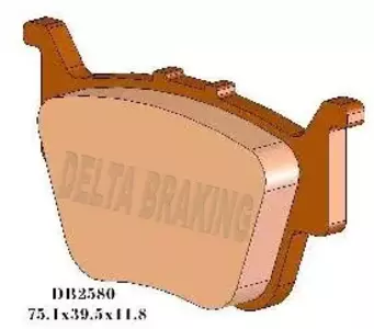 Delta Braking DB2580OR-D KH373 Задни спирачни накладки за Honda TRX - DB2580OR-D