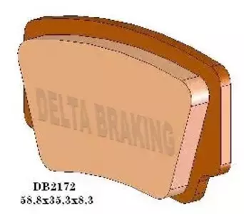 Delta Braking DB2172OR-D KH463 Patru plăcuțe de frână Quad - DB2172OR-D