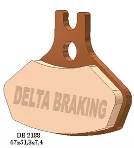Delta Braking pads DB2188OR-N KH468 CAN-AM DS 450 (08-14) Avant - DB2188OR-N