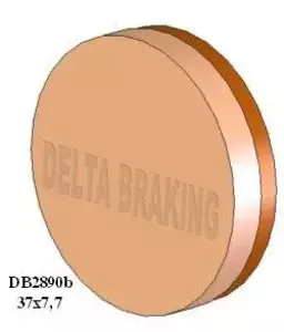 Bremsklotz Delta Braking DB2890OR-D KH155 hinten-2