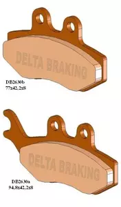 Delta Braking DB2630OR-D KH194 pastilhas de travão - DB2630OR-D