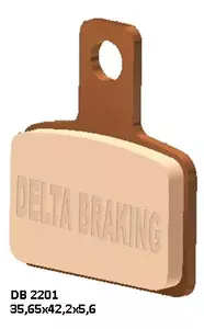 Pastilhas de travão traseiras Delta Braking DB2201OR-N KH495 Beta Trial - DB2201OR-N
