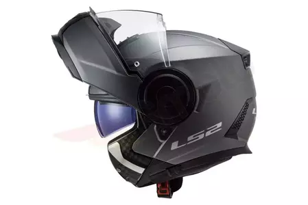 LS2 FF902 SCOPE SOLID MATT TITAN PINLOCK M capacete de motociclista para maxilar - AK5090210074P