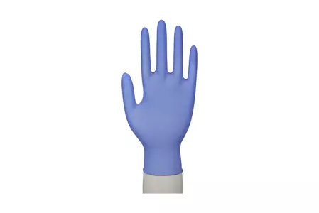 Rękawiczki nitrylowe bezpudrowe (100 szt.) [S] kolor niebieski