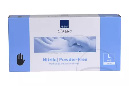 Нитрилни ръкавици без прах (100 бр.) [XL] цвят син-2