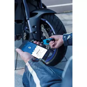"Abus SmartX 8078 Detecto B/SB" mėlynos spalvos stabdžių disko užraktas su signalizacija-2