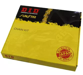 Zestaw napędowy Aprilia RS 125 Extrema 92-97 DID VX3 złoty Sunstar - 520VX2 ZŁOTY-RS125 92-97 EXTRE