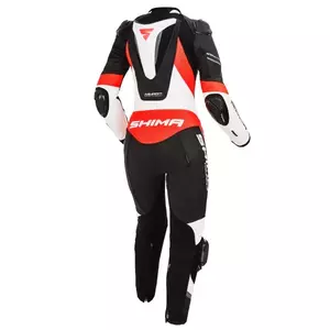 Shima Miura RS дамски кожен костюм за мотоциклет бял флуо 40-2
