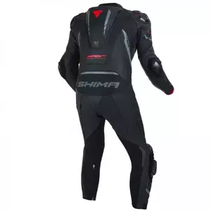 Shima Apex RS bőr motoros bőrruha fekete piros 48-2