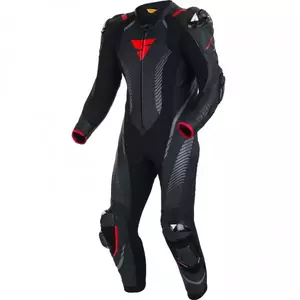 Shima Apex RS кожен костюм за мотоциклет черен червен 50 - 5901138305843