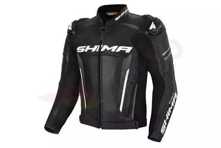 "Shima Bandit Jacket" odinė motociklininko striukė juoda 58-1