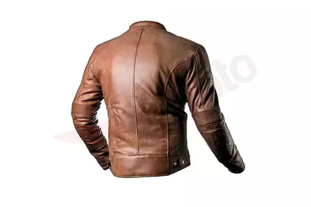Shima Hunter+ chaqueta de moto de cuero marrón L-2