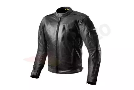 Shima Hunter+ chaqueta de moto de cuero negro L-1