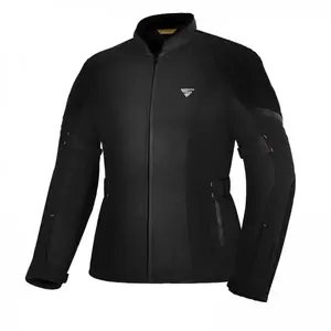 Textilmotorcykeljacka för kvinnor Shima Jet Lady Jacket sommar svart XL-1