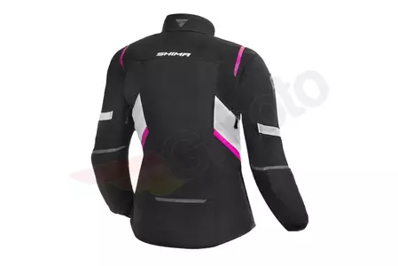 Shima Rush Jacket Lady jachetă de motocicletă din material textil negru roz XS-2