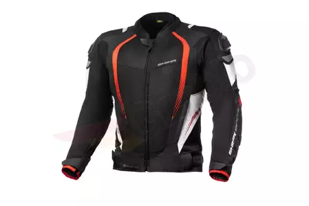 Shima Mesh Pro letná textilná bunda na motorku čierno-červená 3XL-1