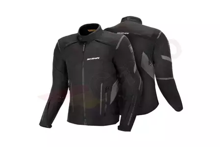 Shima Rush crna tekstilna motoristička jakna M-3
