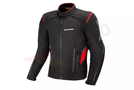 Shima Rush черно и червено текстилно яке за мотоциклет XXL-1