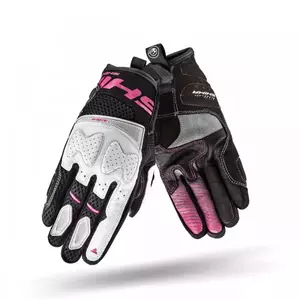 Ženske motorističke rukavice Shima Blaze Lady, roza L-3