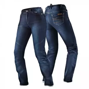 Spodnie motocyklowe jeansy damskie Shima Sansa niebieskie 24-3