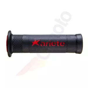 Ariete Road Ariram Griffe mit Bohrung (120mm) Farbe schwarz rot-1