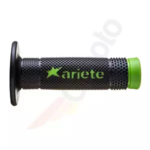 Manubrio Ariete Off Road Vulcan senza foro (115mm) colore nero verde - 02643-VN