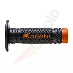 Ariete Off Road Guidon Vulcan sans trou (115mm) couleur noir orange - 02643-ARN