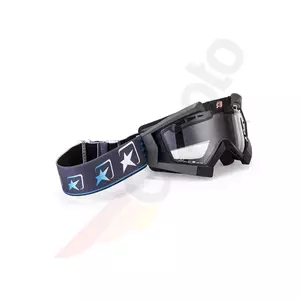 Ariete Riding Crows Basic occhiali da moto nero vetro trasparente - 13950-ABN