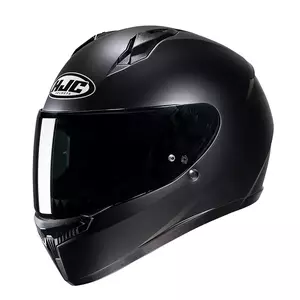 HJC C10 SEMI FLAT BLACK XXL integral motorcykelhjälm-1