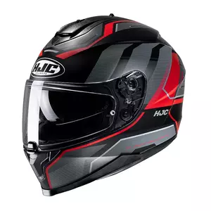HJC C70 NIAN CINZA/VERMELHO capacete integral de motociclista L-1