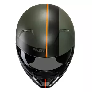 HJC I20 BATOL GREEN/ORANGE XS motorcykelhjelm med åbent ansigt-3
