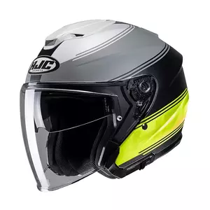 HJC I30 VICOM CINZA/AMARELO capacete aberto de motociclista L-1