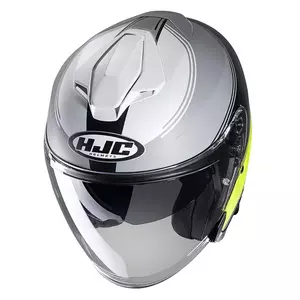 HJC I30 VICOM CINZA/AMARELO capacete aberto de motociclista L-3