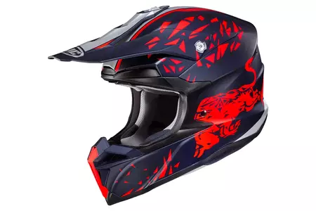 HJC I50 SPIELBERG RED BULL RING casco moto enduro NAVY/RED L - I50-RBR-MC21SF-L