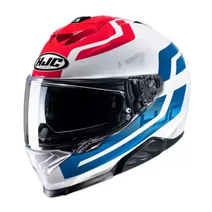 HJC I71 ENTA BRANCO/AZUL/VERMELHO capacete integral de motociclista L-1