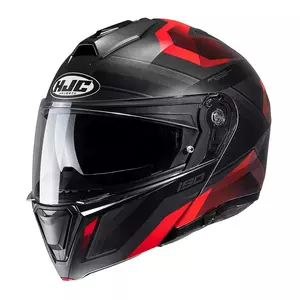 HJC I90 LARK RED M casco moto mandíbula-1