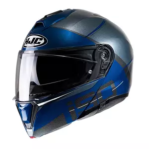 Kask motocyklowy szczękowy HJC I90 MAY BLUE/SILVER L - I90-MAY-MC2-L